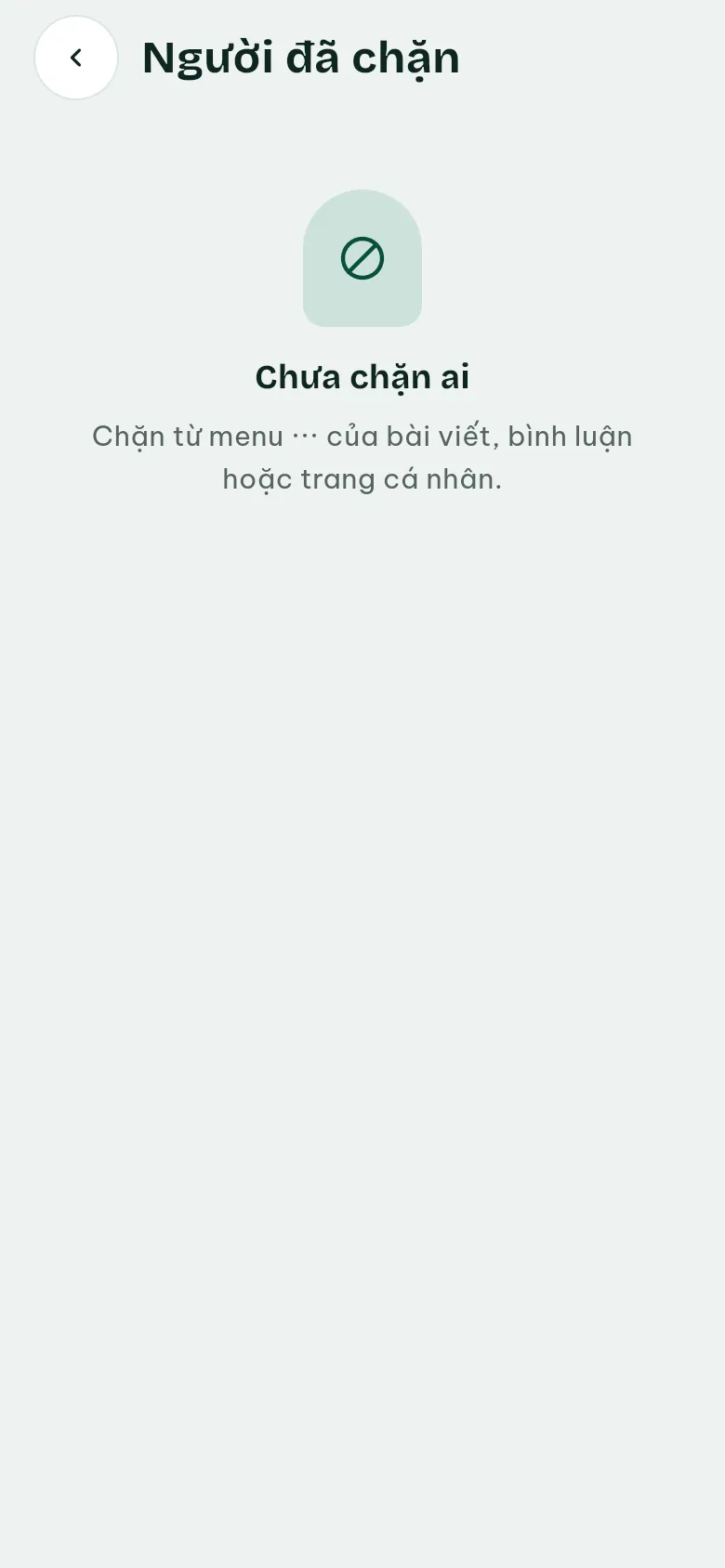 Ảnh màn hình bước 4: Bỏ chặn