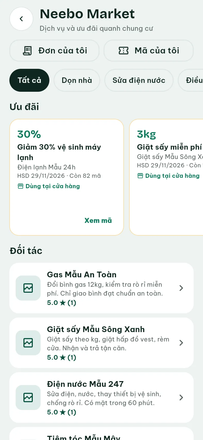 Ảnh màn hình bước 1: Mở Market