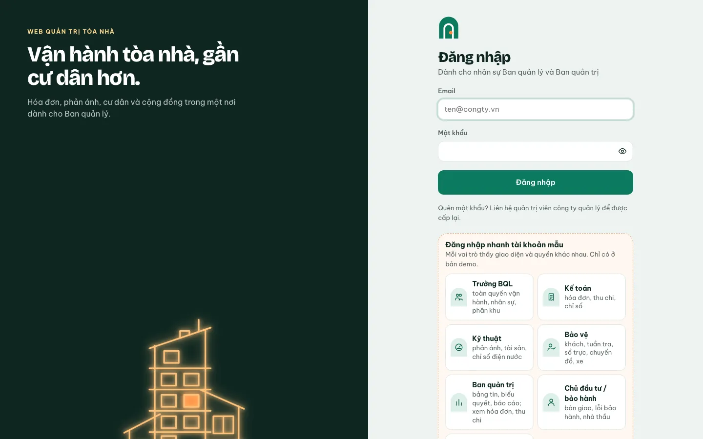 Ảnh màn hình bước 1: Đăng nhập bằng email